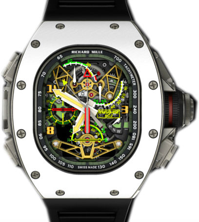 Review Richard Mille Replica RM 50-02 ACJ Tourbillon Split Seconds Chronograph watch